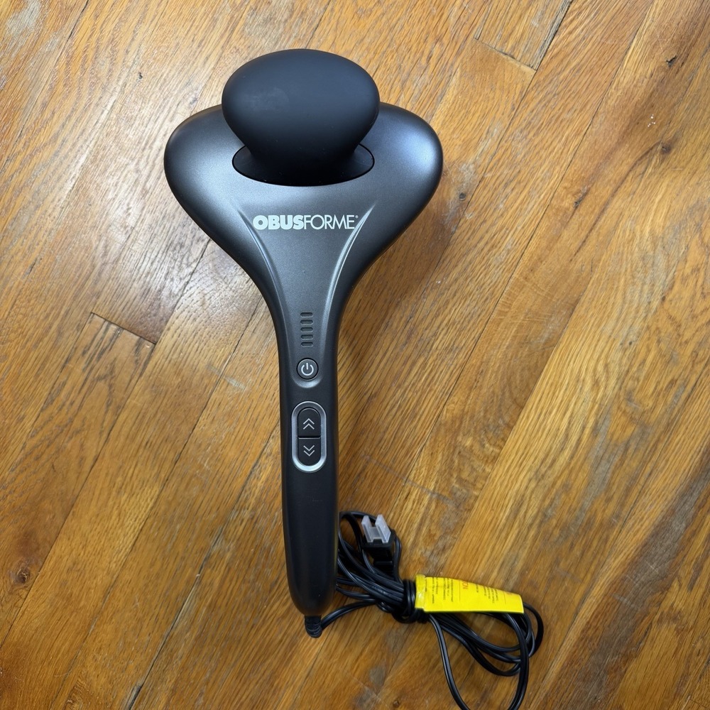 Obusforme Professional Grade Percussion Back‎ Massager | Handheld Deep Tissue